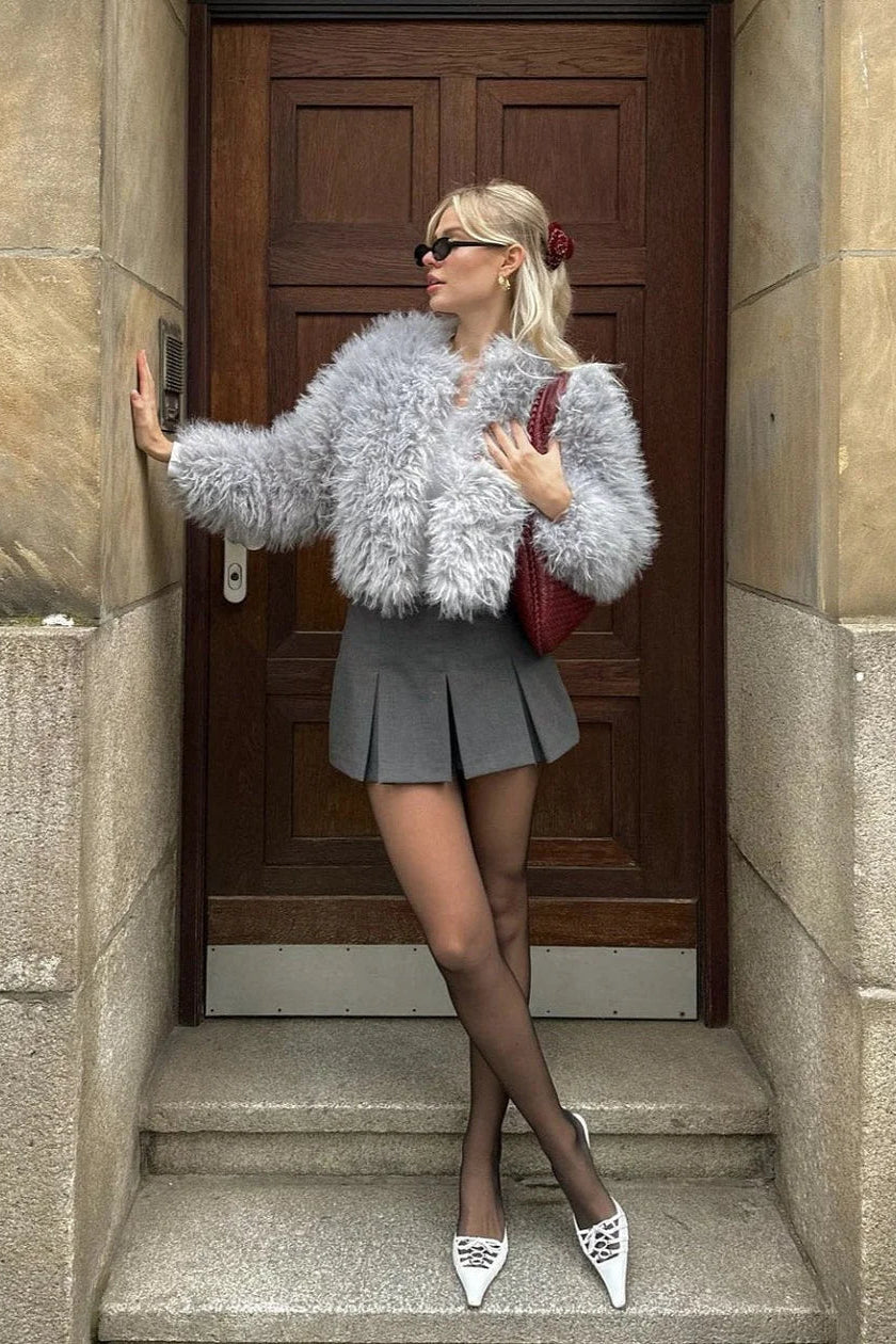 Saia Plissada Belle