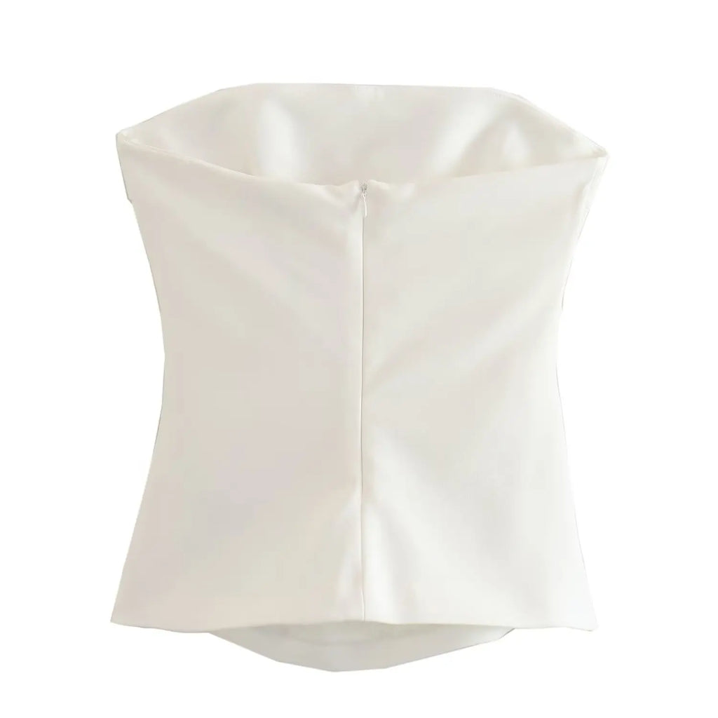 Blusa Alfaiataria Tomara que Caia Paris