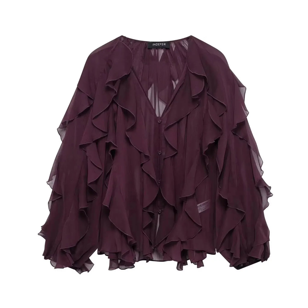 Blusa Babados
