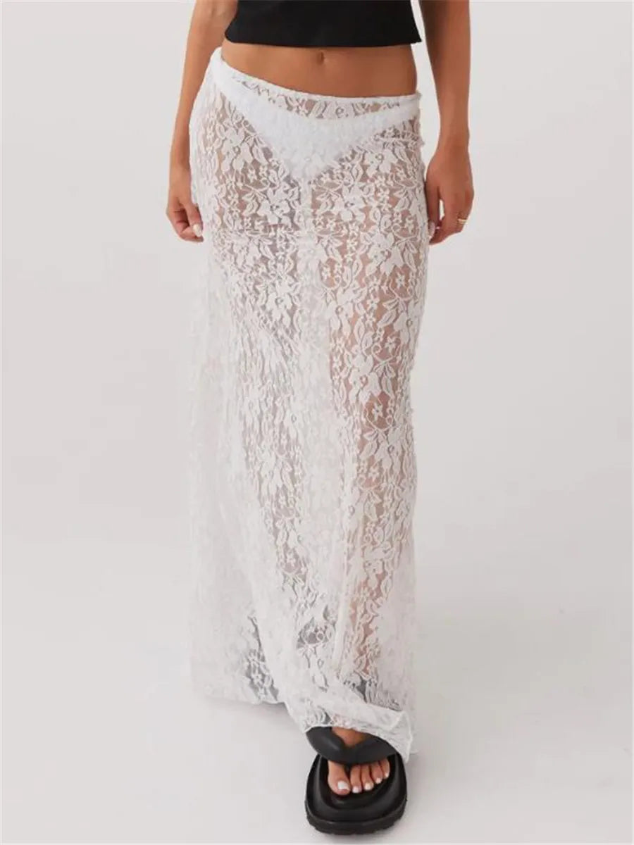 Saia Longa Renda Capri
