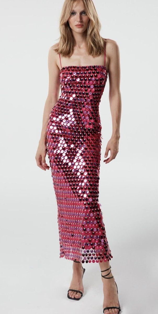 Vestido Midi Disco